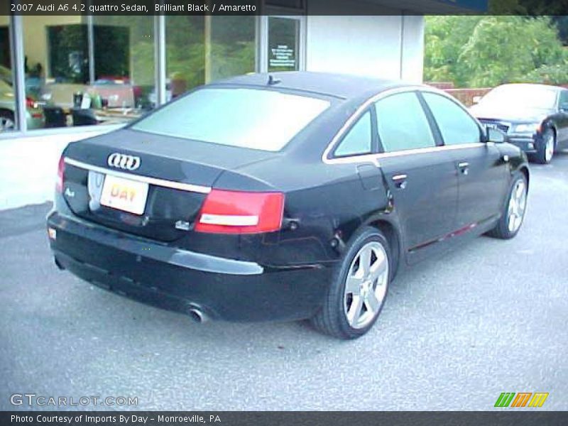 Brilliant Black / Amaretto 2007 Audi A6 4.2 quattro Sedan