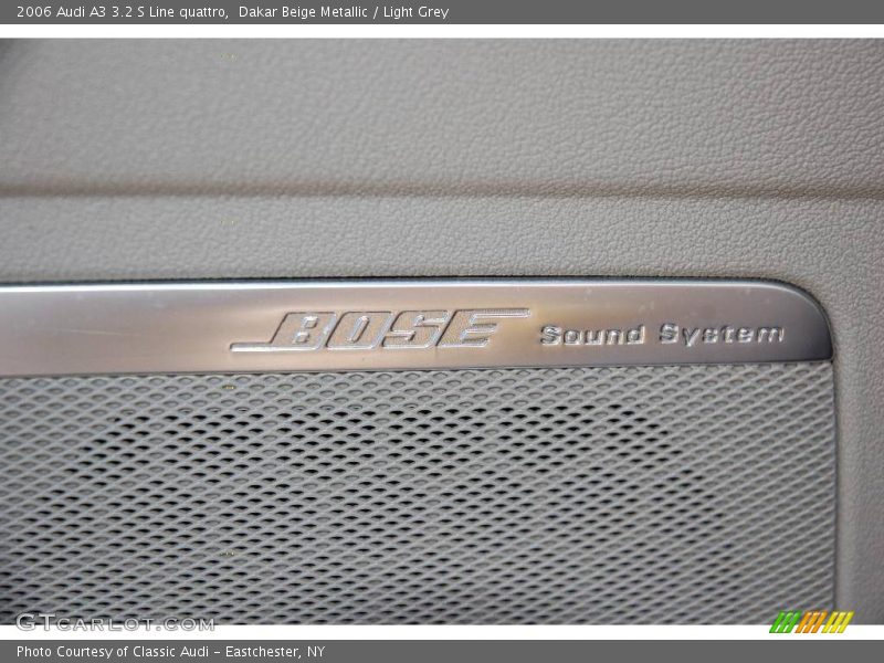 Dakar Beige Metallic / Light Grey 2006 Audi A3 3.2 S Line quattro