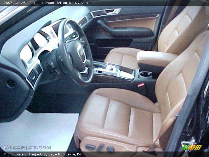 Brilliant Black / Amaretto 2007 Audi A6 4.2 quattro Sedan