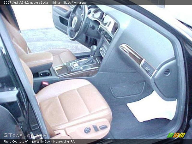Brilliant Black / Amaretto 2007 Audi A6 4.2 quattro Sedan