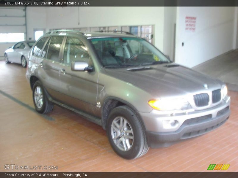 Sterling Grey Metallic / Black 2005 BMW X5 3.0i