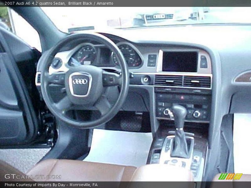 Brilliant Black / Amaretto 2007 Audi A6 4.2 quattro Sedan