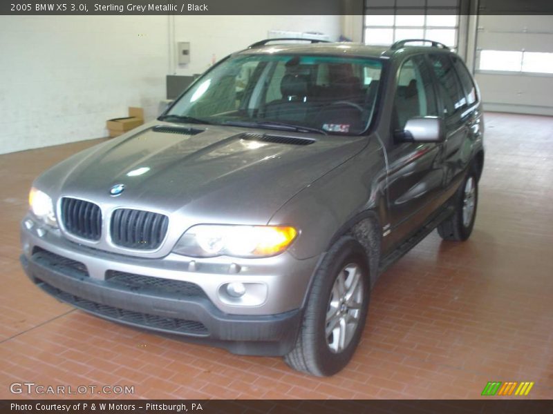 Sterling Grey Metallic / Black 2005 BMW X5 3.0i