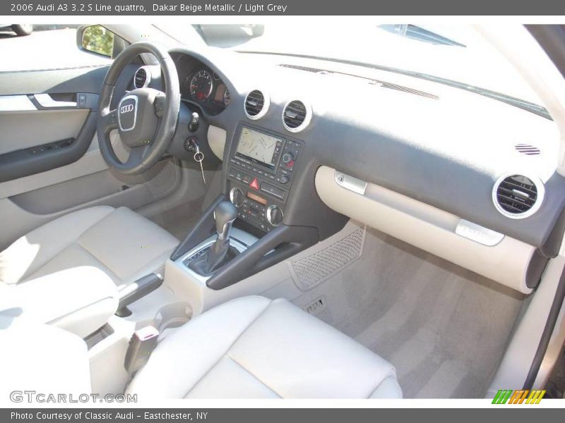 Dakar Beige Metallic / Light Grey 2006 Audi A3 3.2 S Line quattro