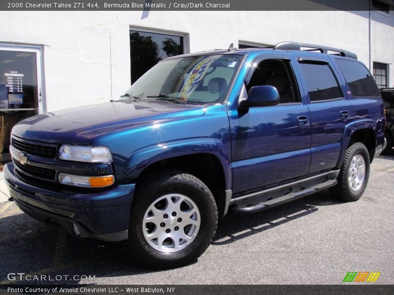 Bermuda Blue Metallic / Gray/Dark Charcoal 2006 Chevrolet Tahoe Z71 4x4