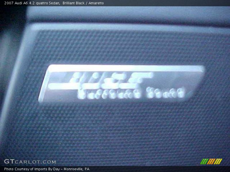 Brilliant Black / Amaretto 2007 Audi A6 4.2 quattro Sedan