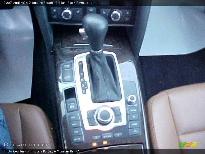 Brilliant Black / Amaretto 2007 Audi A6 4.2 quattro Sedan