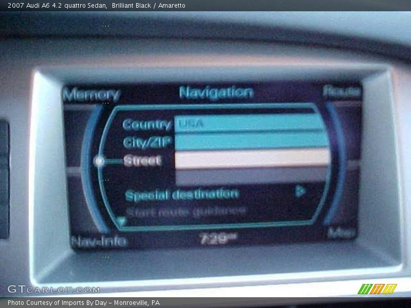 Brilliant Black / Amaretto 2007 Audi A6 4.2 quattro Sedan
