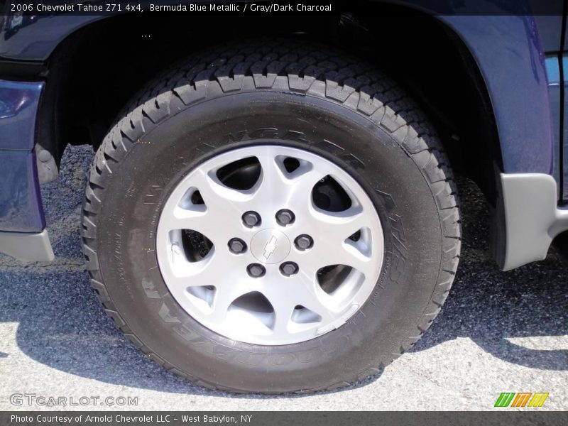 Bermuda Blue Metallic / Gray/Dark Charcoal 2006 Chevrolet Tahoe Z71 4x4