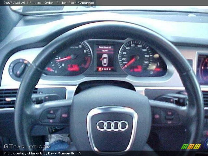 Brilliant Black / Amaretto 2007 Audi A6 4.2 quattro Sedan