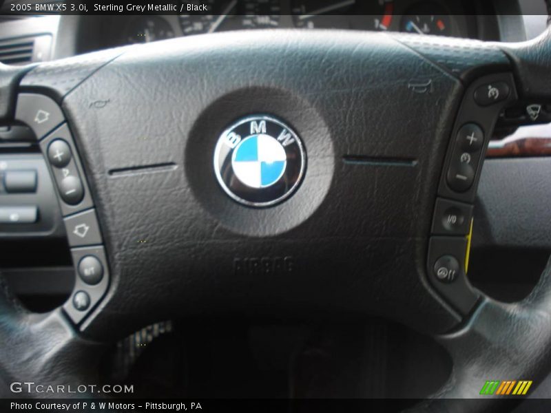 Sterling Grey Metallic / Black 2005 BMW X5 3.0i
