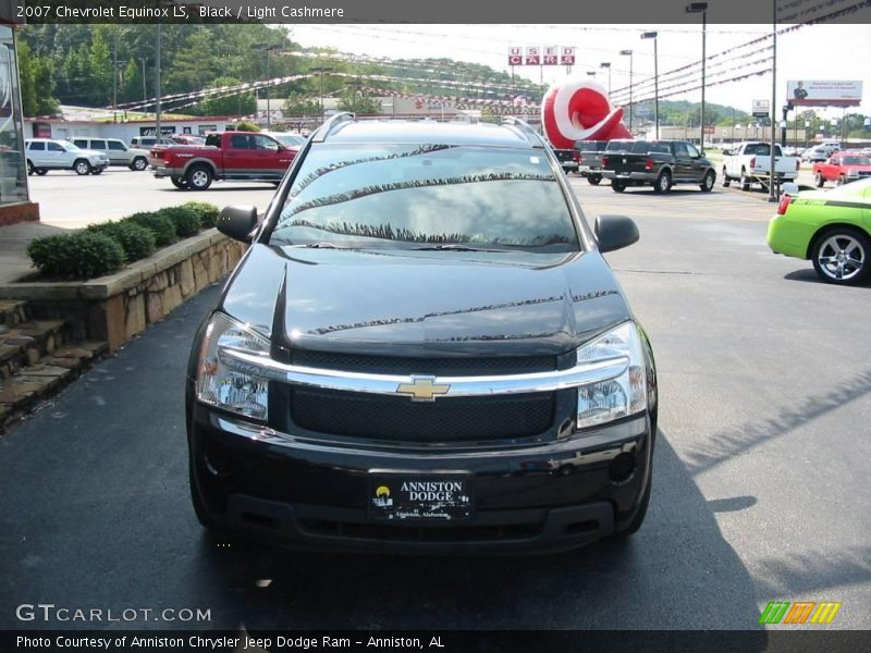 Black / Light Cashmere 2007 Chevrolet Equinox LS