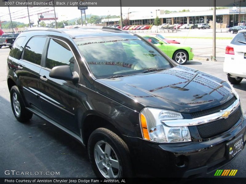 Black / Light Cashmere 2007 Chevrolet Equinox LS