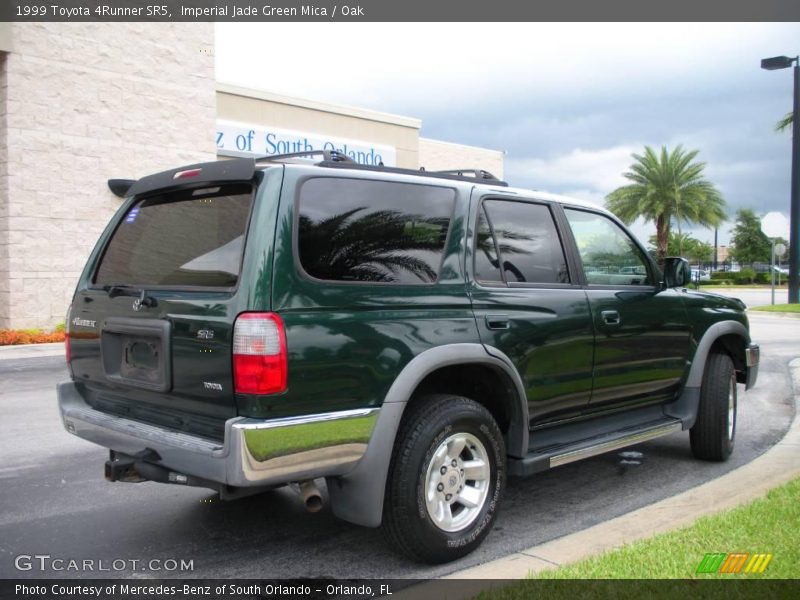 Imperial Jade Green Mica / Oak 1999 Toyota 4Runner SR5