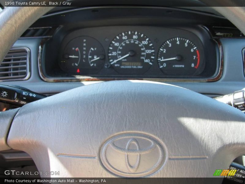 Black / Gray 1998 Toyota Camry LE