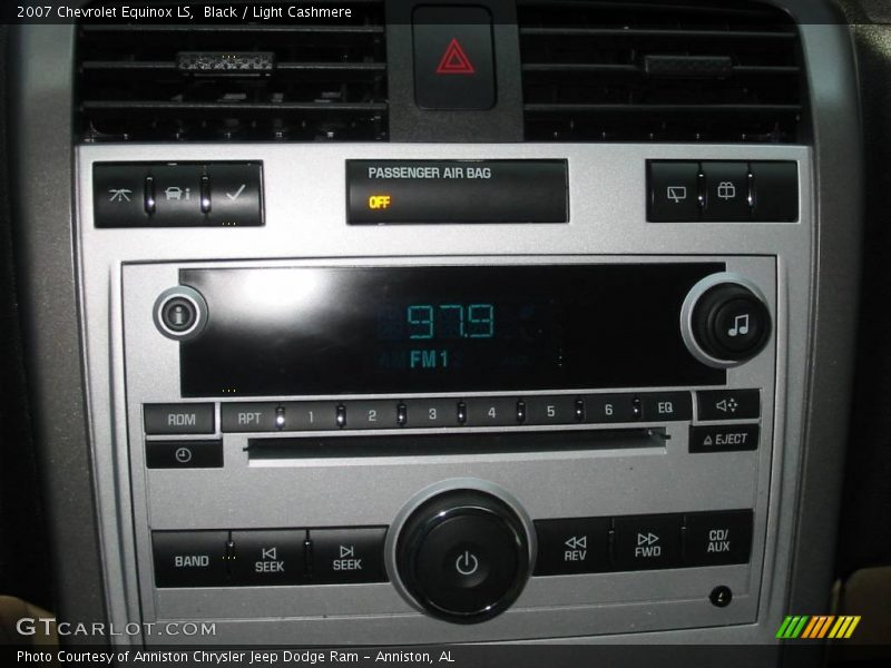 Black / Light Cashmere 2007 Chevrolet Equinox LS
