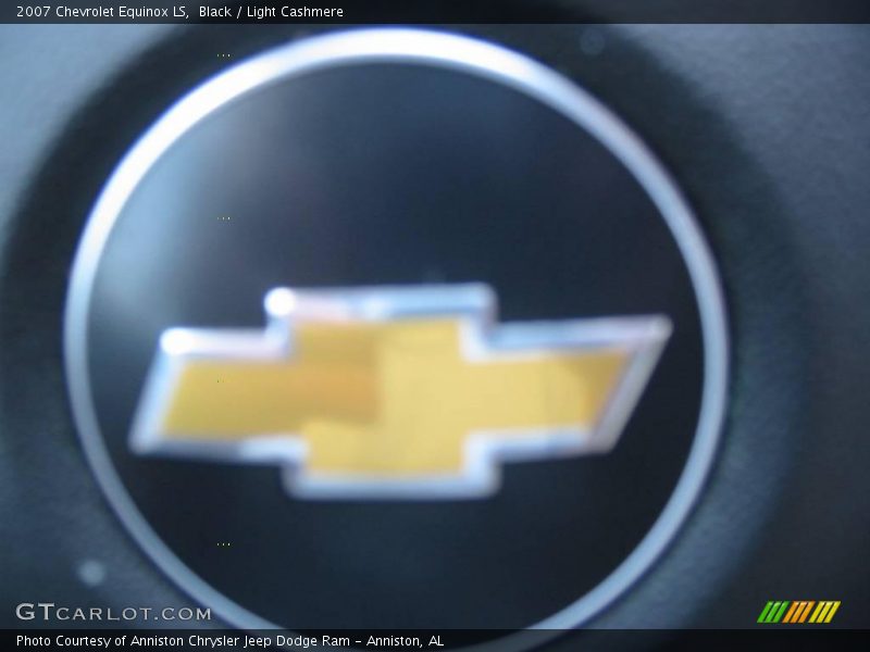 Black / Light Cashmere 2007 Chevrolet Equinox LS