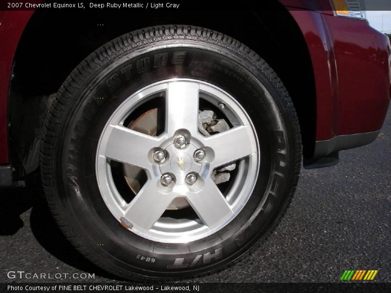 Deep Ruby Metallic / Light Gray 2007 Chevrolet Equinox LS