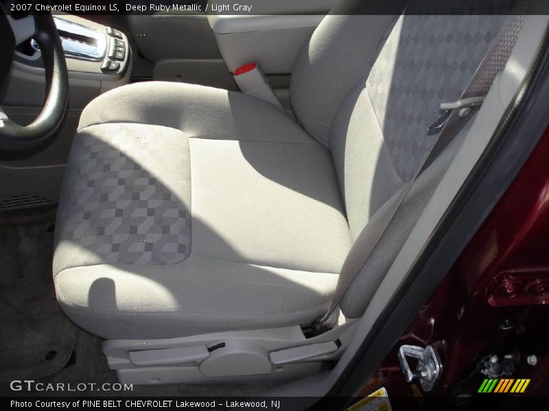 Deep Ruby Metallic / Light Gray 2007 Chevrolet Equinox LS