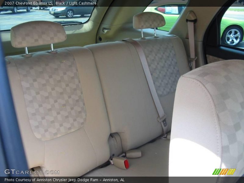 Black / Light Cashmere 2007 Chevrolet Equinox LS