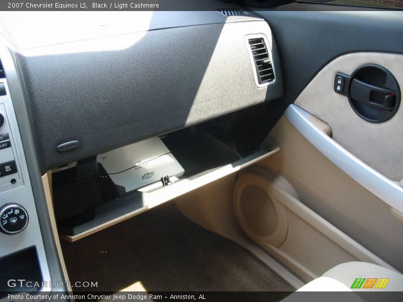 Black / Light Cashmere 2007 Chevrolet Equinox LS