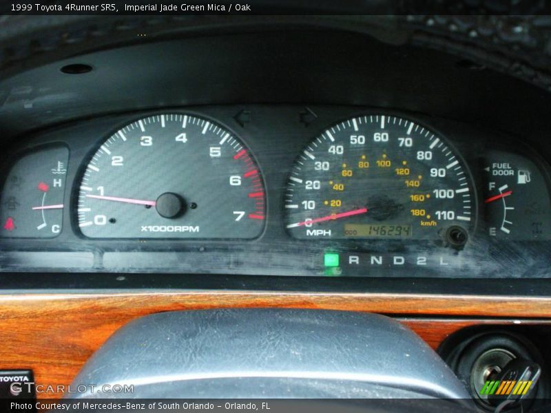 Imperial Jade Green Mica / Oak 1999 Toyota 4Runner SR5