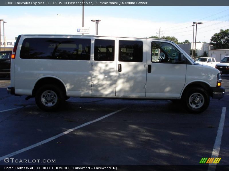 Summit White / Medium Pewter 2008 Chevrolet Express EXT LS 3500 Passenger Van