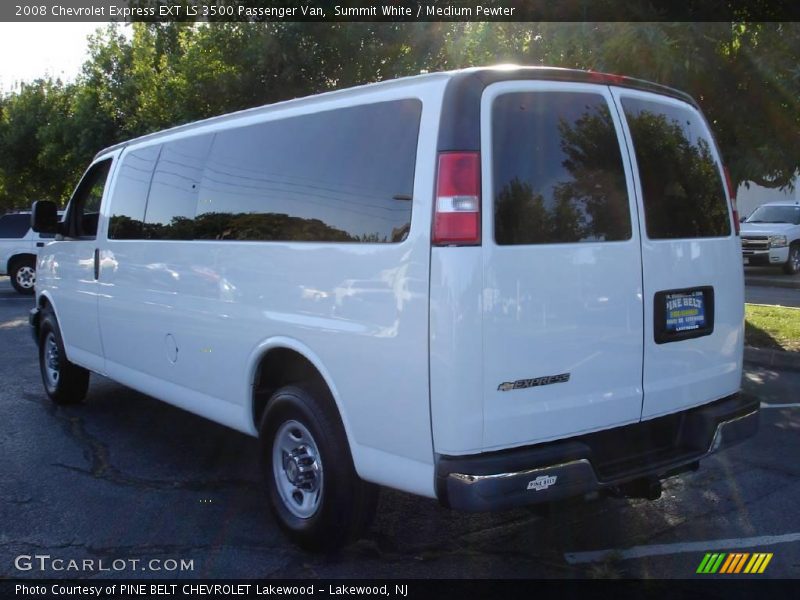 Summit White / Medium Pewter 2008 Chevrolet Express EXT LS 3500 Passenger Van