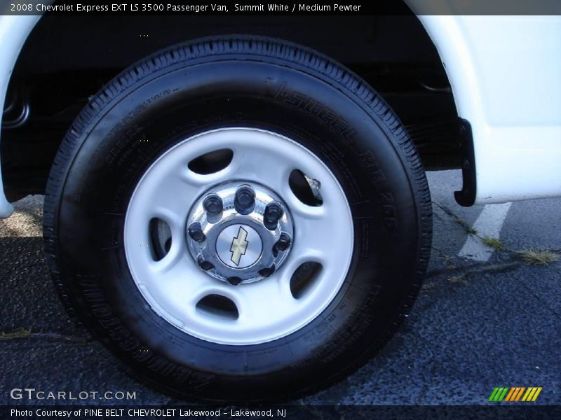 Summit White / Medium Pewter 2008 Chevrolet Express EXT LS 3500 Passenger Van