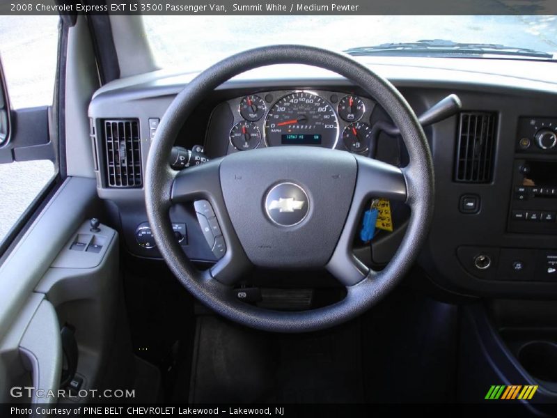Summit White / Medium Pewter 2008 Chevrolet Express EXT LS 3500 Passenger Van