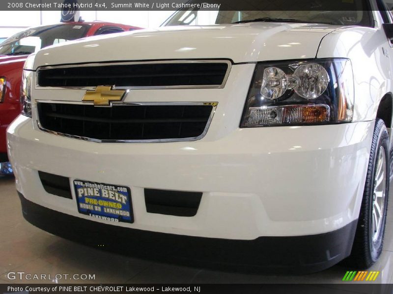 Summit White / Light Cashmere/Ebony 2008 Chevrolet Tahoe Hybrid 4x4