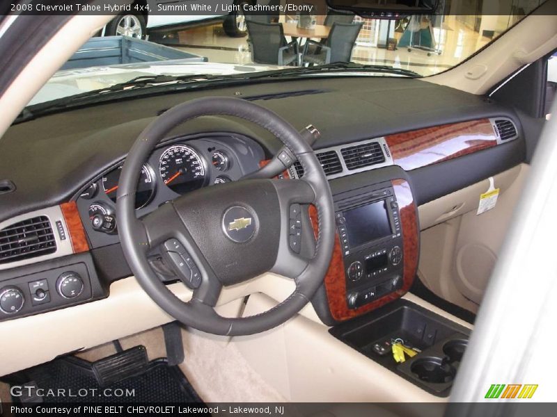 Summit White / Light Cashmere/Ebony 2008 Chevrolet Tahoe Hybrid 4x4