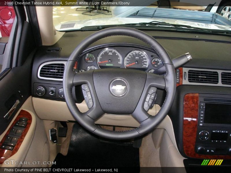 Summit White / Light Cashmere/Ebony 2008 Chevrolet Tahoe Hybrid 4x4