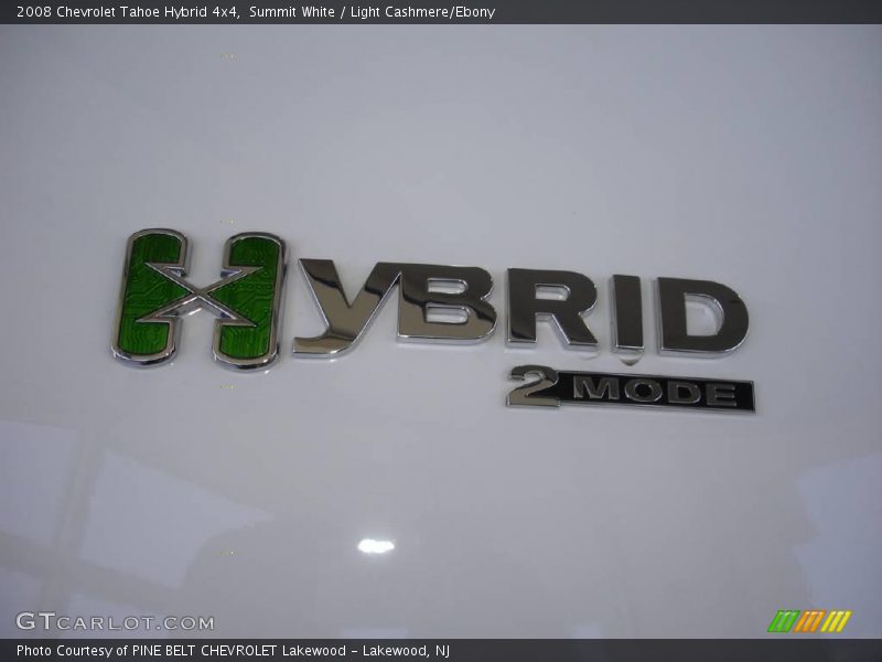 Summit White / Light Cashmere/Ebony 2008 Chevrolet Tahoe Hybrid 4x4