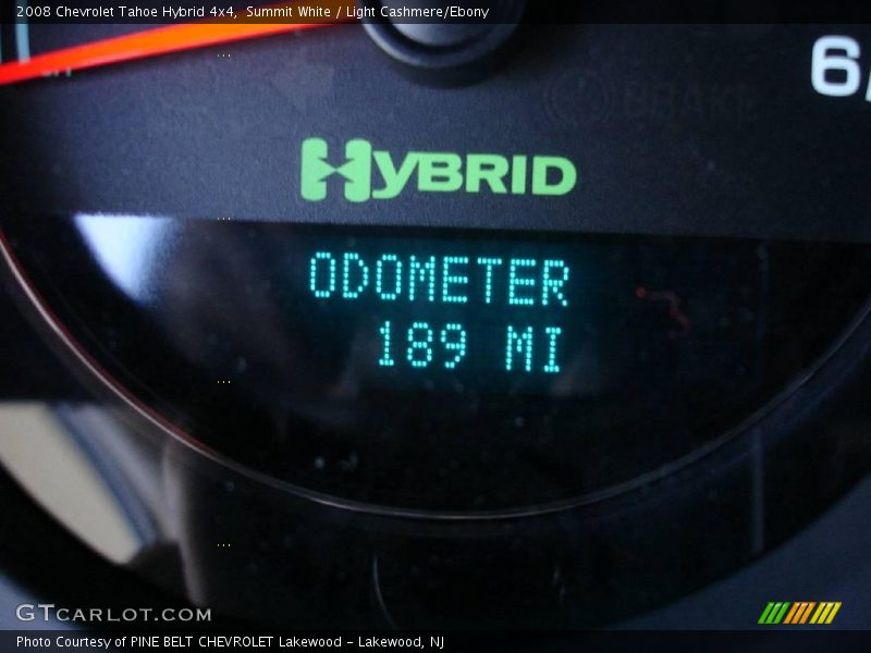Summit White / Light Cashmere/Ebony 2008 Chevrolet Tahoe Hybrid 4x4