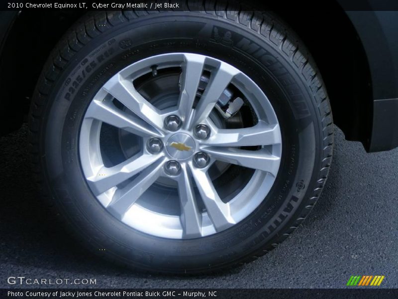 Cyber Gray Metallic / Jet Black 2010 Chevrolet Equinox LT