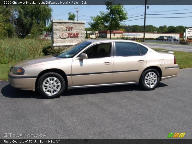 Light Driftwood Metallic / Light Oak 2000 Chevrolet Impala