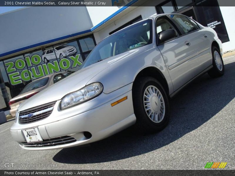 Galaxy Silver Metallic / Gray 2001 Chevrolet Malibu Sedan