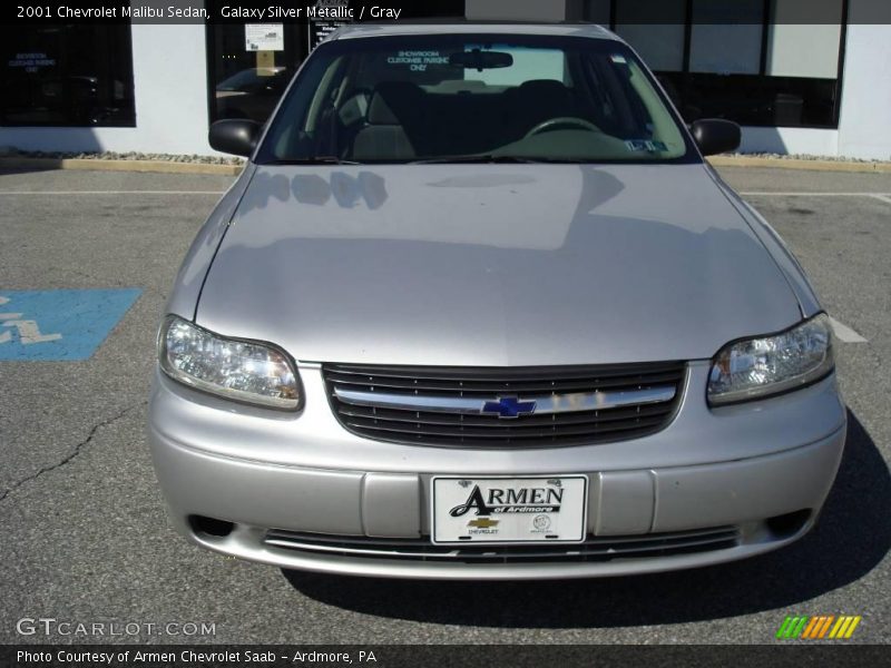 Galaxy Silver Metallic / Gray 2001 Chevrolet Malibu Sedan