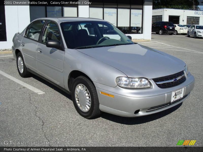 Galaxy Silver Metallic / Gray 2001 Chevrolet Malibu Sedan