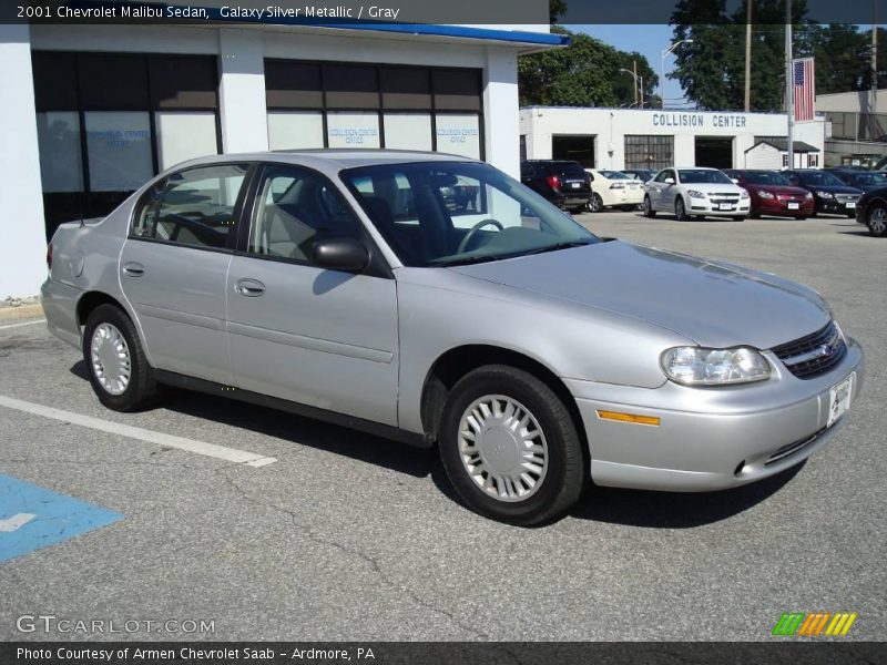 Galaxy Silver Metallic / Gray 2001 Chevrolet Malibu Sedan