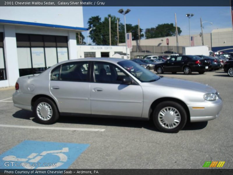 Galaxy Silver Metallic / Gray 2001 Chevrolet Malibu Sedan