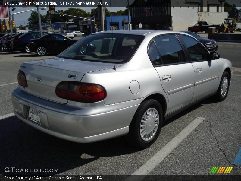 Galaxy Silver Metallic / Gray 2001 Chevrolet Malibu Sedan