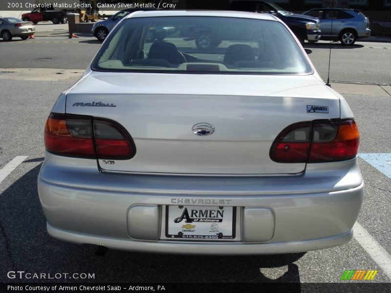 Galaxy Silver Metallic / Gray 2001 Chevrolet Malibu Sedan