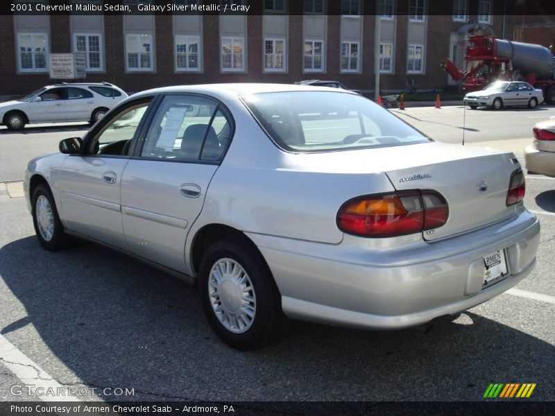 Galaxy Silver Metallic / Gray 2001 Chevrolet Malibu Sedan