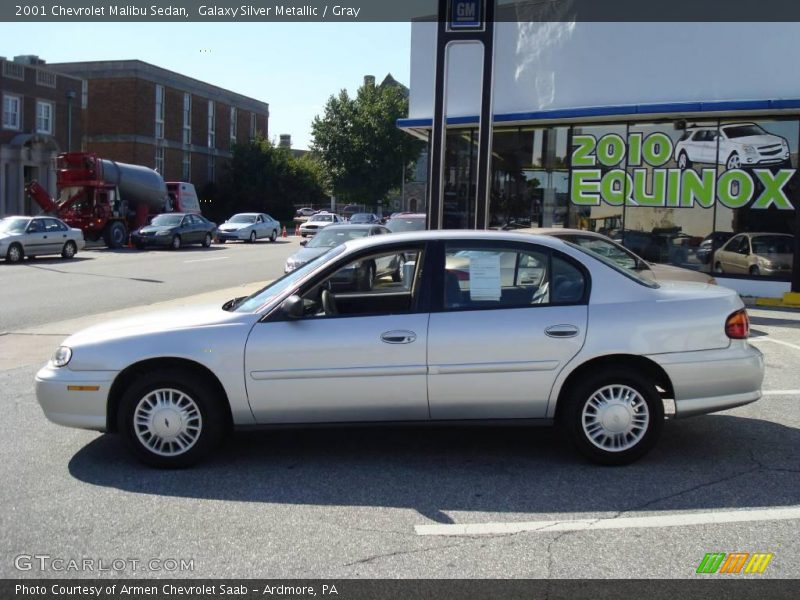 Galaxy Silver Metallic / Gray 2001 Chevrolet Malibu Sedan