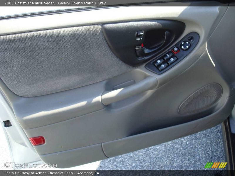 Galaxy Silver Metallic / Gray 2001 Chevrolet Malibu Sedan