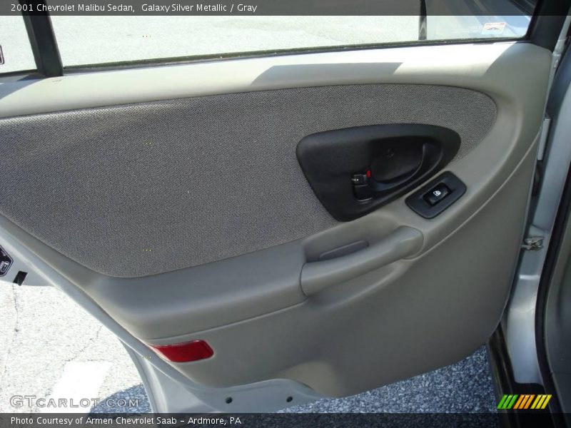 Galaxy Silver Metallic / Gray 2001 Chevrolet Malibu Sedan