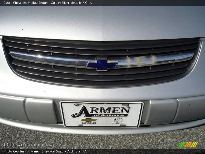Galaxy Silver Metallic / Gray 2001 Chevrolet Malibu Sedan