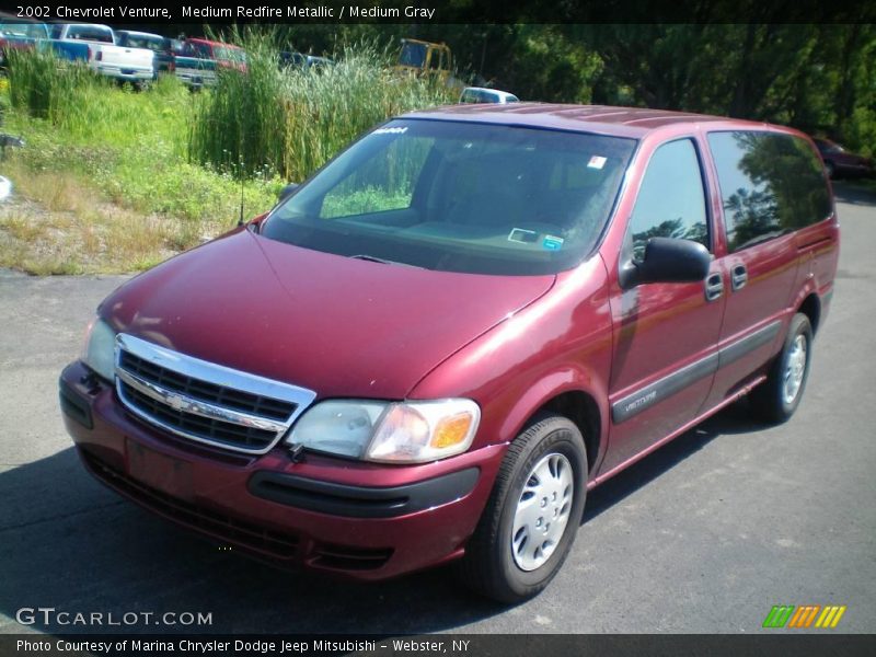 Medium Redfire Metallic / Medium Gray 2002 Chevrolet Venture